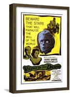 Village of the Damned, George Sanders, Barbara Shelley, 1960-null-Framed Art Print