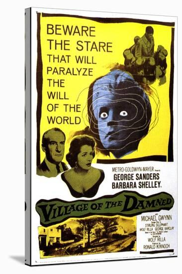 Village of the Damned, George Sanders, Barbara Shelley, 1960-null-Stretched Canvas