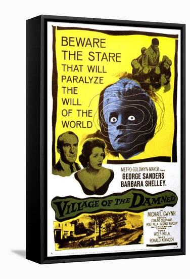 Village of the Damned, George Sanders, Barbara Shelley, 1960-null-Framed Stretched Canvas