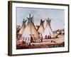 Village of the Kiowa Tribe-Baldwin Mollhausen-Framed Giclee Print