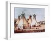 Village of the Kiowa Tribe-Baldwin Mollhausen-Framed Giclee Print