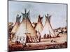 Village of the Kiowa Tribe-Baldwin Mollhausen-Mounted Giclee Print