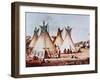 Village of the Kiowa Tribe-Baldwin Mollhausen-Framed Giclee Print