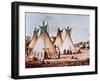 Village of the Kiowa Tribe-Baldwin Mollhausen-Framed Giclee Print