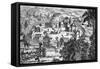 Village of the Susquehanna People, Susquehanna River (Engraving)-American-Framed Stretched Canvas