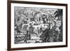 Village of the Susquehanna People, Susquehanna River (Engraving)-American-Framed Giclee Print