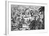 Village of the Susquehanna People, Susquehanna River (Engraving)-American-Framed Giclee Print