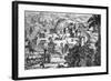 Village of the Susquehanna People, Susquehanna River (Engraving)-American-Framed Giclee Print