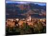 Village of Tinerhir on Banks of River Todra, Todra Gorge, Morocco-John Elk III-Mounted Photographic Print