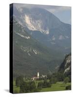 Village of Trnovo Ob Soci in Soca Valley, Triglav National Park, Julian Alps, Slovenia-Eitan Simanor-Stretched Canvas