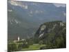 Village of Trnovo Ob Soci in Soca Valley, Triglav National Park, Julian Alps, Slovenia-Eitan Simanor-Mounted Photographic Print