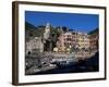 Village of Vernazza, Cinque Terre, Unesco World Heritage Site, Liguria, Italy-Bruno Morandi-Framed Photographic Print