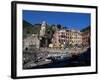 Village of Vernazza, Cinque Terre, Unesco World Heritage Site, Liguria, Italy-Bruno Morandi-Framed Photographic Print