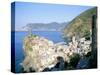 Village of Vernazza, from the East, Cinque Terre, Unesco World Heritage Site, Liguria, Italy-Richard Ashworth-Stretched Canvas