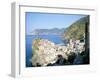 Village of Vernazza, from the East, Cinque Terre, Unesco World Heritage Site, Liguria, Italy-Richard Ashworth-Framed Photographic Print