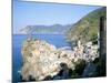 Village of Vernazza, from the East, Cinque Terre, Unesco World Heritage Site, Liguria, Italy-Richard Ashworth-Mounted Photographic Print