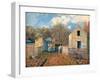 Village of Voisins (Yvelines)-Alfred Sisley-Framed Art Print