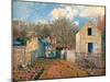 Village of Voisins (Yvelines)-Alfred Sisley-Mounted Art Print