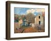 Village of Voisins (Yvelines)-Alfred Sisley-Framed Art Print