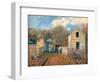 Village of Voisins (Yvelines)-Alfred Sisley-Framed Art Print