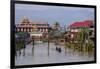 Village of Ywarma (Ywama), Stilt Houses, Inle Lake, Shan State, Myanmar (Burma), Asia-Nathalie Cuvelier-Framed Photographic Print