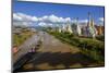 Village of Ywarma (Ywama) with Stilt Houses and Stupas, Inle Lake, Shan State-Nathalie Cuvelier-Mounted Photographic Print