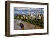 Village of Ywarma (Ywama) with Stilt Houses and Stupas, Inle Lake, Shan State-Nathalie Cuvelier-Framed Photographic Print