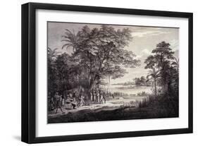 Village on Banks of Amazon River, Brazil-null-Framed Giclee Print