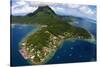 Village on Bora-Bora-Darrell Gulin-Stretched Canvas