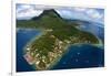 Village on Bora-Bora-Darrell Gulin-Framed Photographic Print