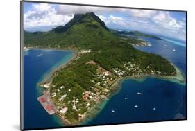 Village on Bora-Bora-Darrell Gulin-Mounted Photographic Print