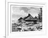 Village on Seram, Indonesia, 19th Century-J Moynet-Framed Giclee Print