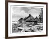 Village on Seram, Indonesia, 19th Century-J Moynet-Framed Giclee Print