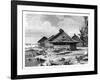 Village on Seram, Indonesia, 19th Century-J Moynet-Framed Giclee Print