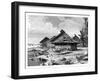 Village on Seram, Indonesia, 19th Century-J Moynet-Framed Giclee Print