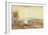 Village on the Bank of a Lake-James Baker Pyne-Framed Giclee Print