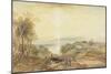 Village on the Bank of a Lake-James Baker Pyne-Mounted Giclee Print