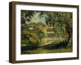 Village on the Banks of the River-Henri Lebasque-Framed Giclee Print