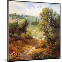 Village on the Hillside-Marino-Mounted Art Print