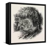 Village Op Yonkers, New York, USA, 1870s-null-Framed Stretched Canvas