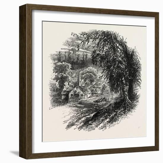 Village Op Yonkers, New York, USA, 1870s-null-Framed Giclee Print