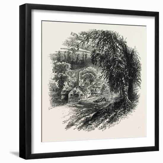 Village Op Yonkers, New York, USA, 1870s-null-Framed Giclee Print