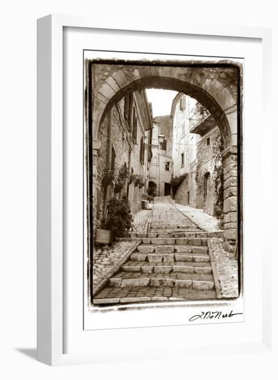 Village Passageway-Laura Denardo-Framed Art Print