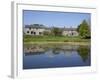 Village Pond, Monyash, Peak District, Derbyshire, England, United Kingdom, Europe-Frank Fell-Framed Photographic Print