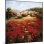 Village Poppies-Marino-Mounted Art Print