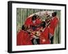 Village Quartet, 1954-Jacob Lawrence-Framed Giclee Print