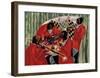 Village Quartet, 1954-Jacob Lawrence-Framed Giclee Print