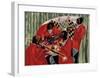 Village Quartet, 1954-Jacob Lawrence-Framed Giclee Print