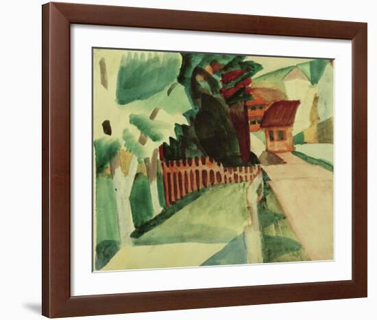 Village Road 1914-Auguste Macke-Framed Giclee Print