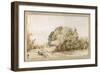 Village Road, C1650-Rembrandt van Rijn-Framed Giclee Print